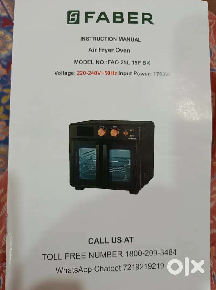 Faber Air Oven 25 litre