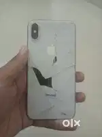 I phone x back panel damage only battery health 80