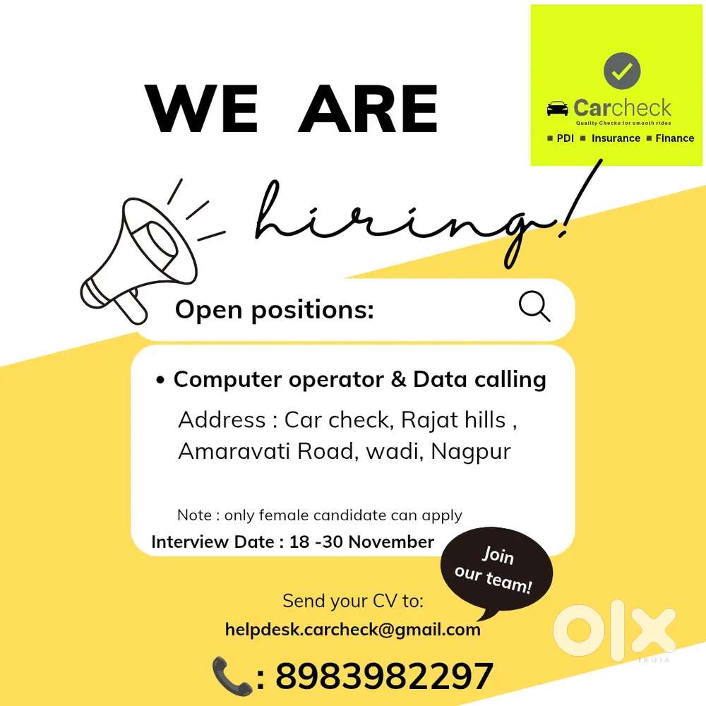 Telecalling and computer operator