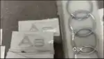 Audi logo front back