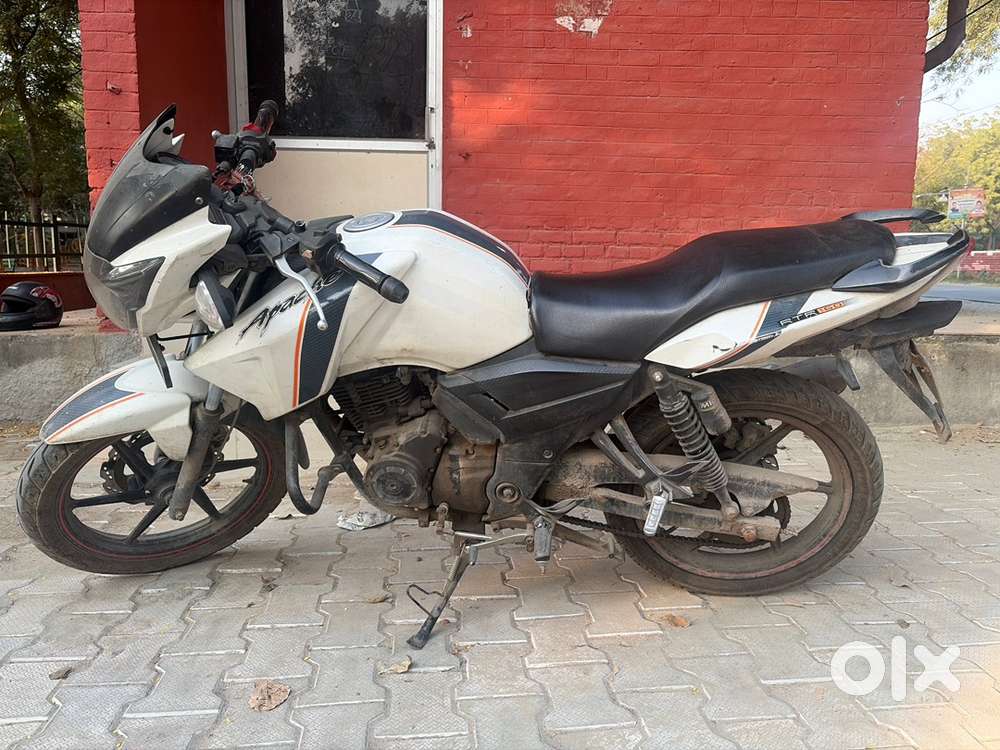 Tvs Apache RTR 160 with New tyres rear and front