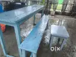 Table bench and desk this three items