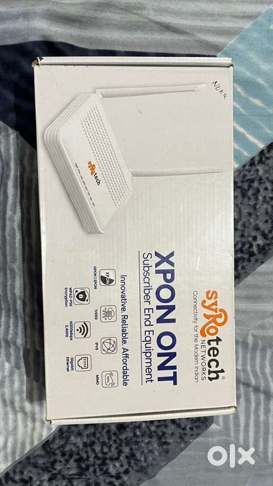 Syrotech XPON ONT WiFi Router (1GE + 1FE + 1POTS) with warranty
