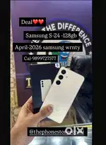 Indian unit. Open box. Dont msg only cal. Samsung S-24-128gb