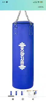 KORE 4feet heavy punching bag Filled