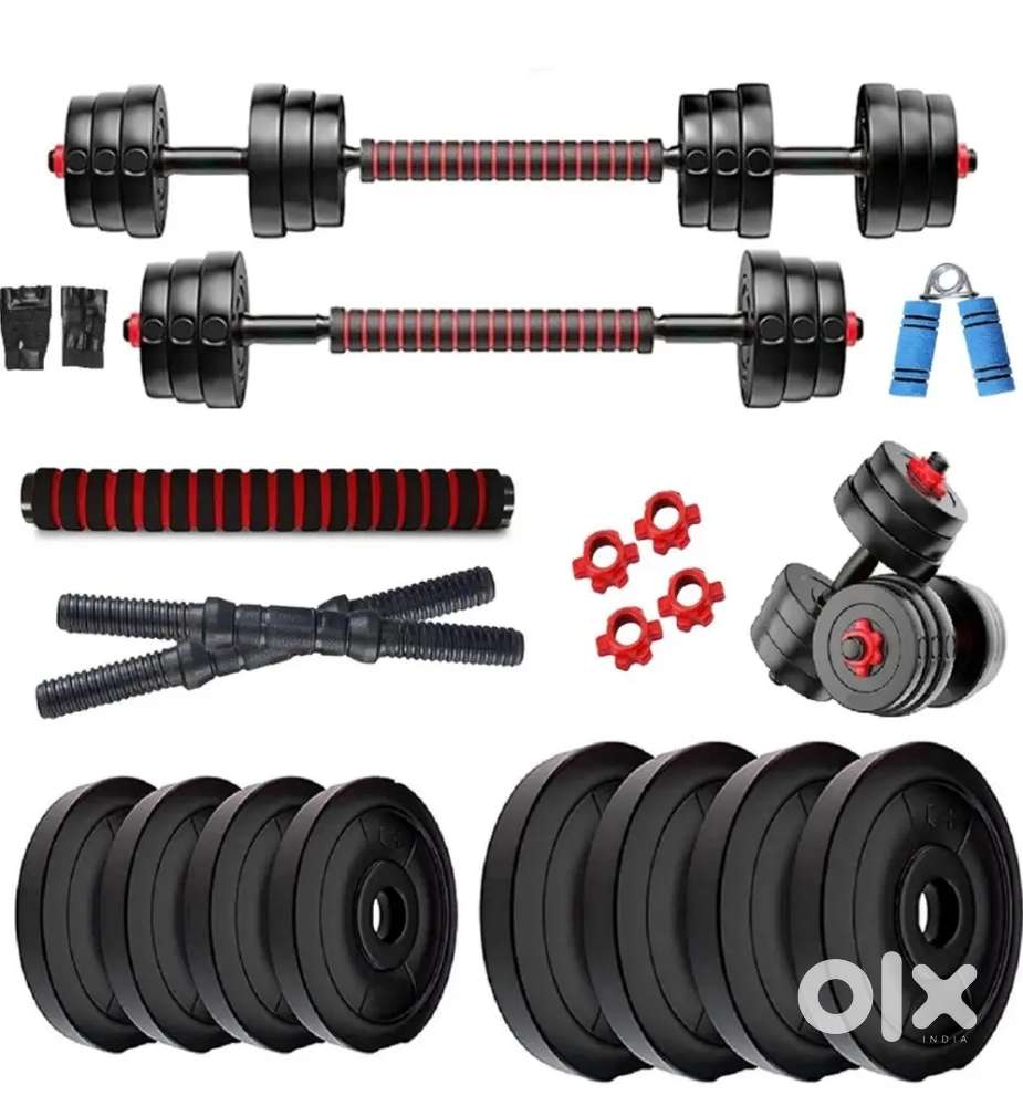 Solid Weight Plates Home GYM Set system Adjustable Dumbbell(20kg)