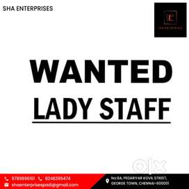 Female Office Assistant for Shop