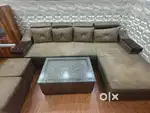 sofa set with table