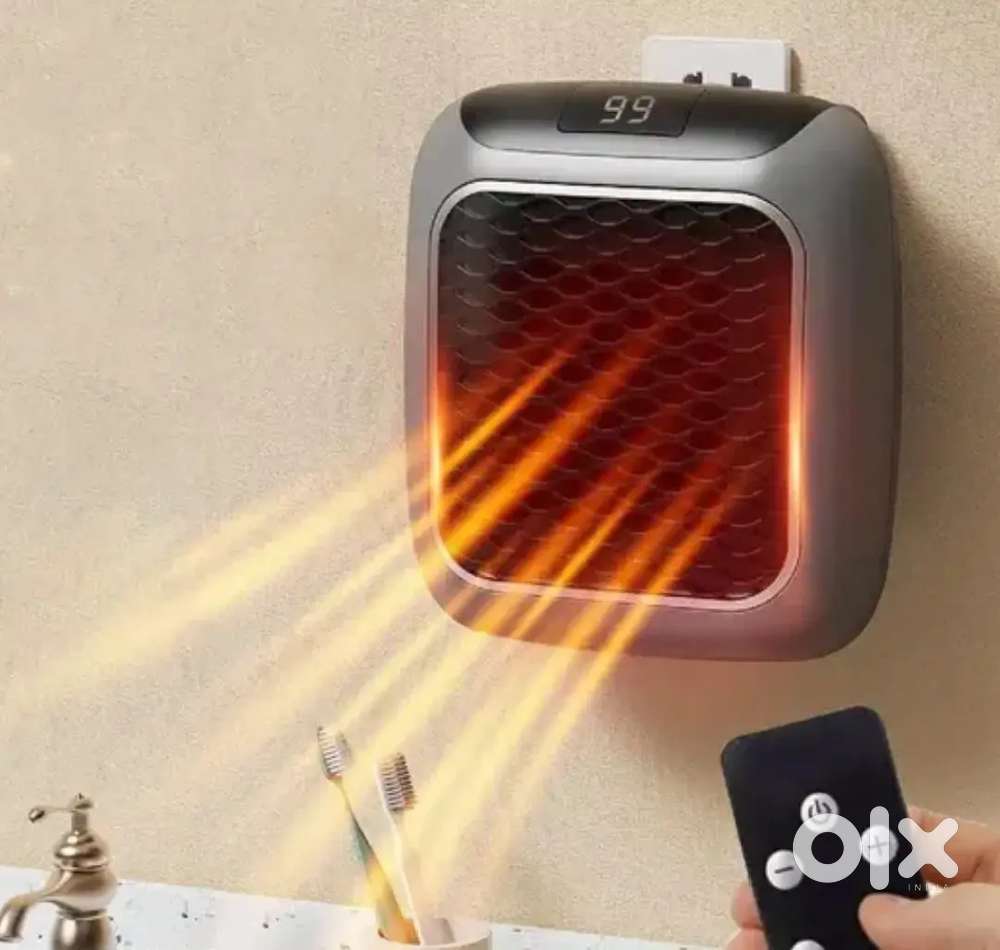 800W Electric Handy Heater with Remote & Thermostat