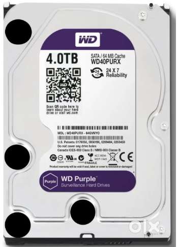WD 4HD SURVEILLANCE HARD DISK