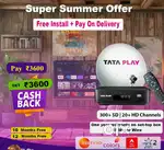DISH TV NEW HD SET ONLY RS 999// CASHBACK OFFER 3600-14 MONTH FREE
