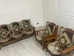 Polished Wooden Sofa Set