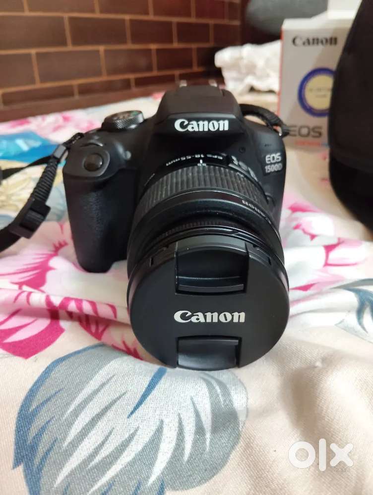 Canon EOS 1500D DSLR. 2 lenses. Excellent Condition. All Accessories.