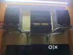 Big music system with 2 big speaker and  connection of FM