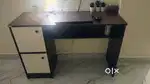 Laptop table with 2 cabinets
