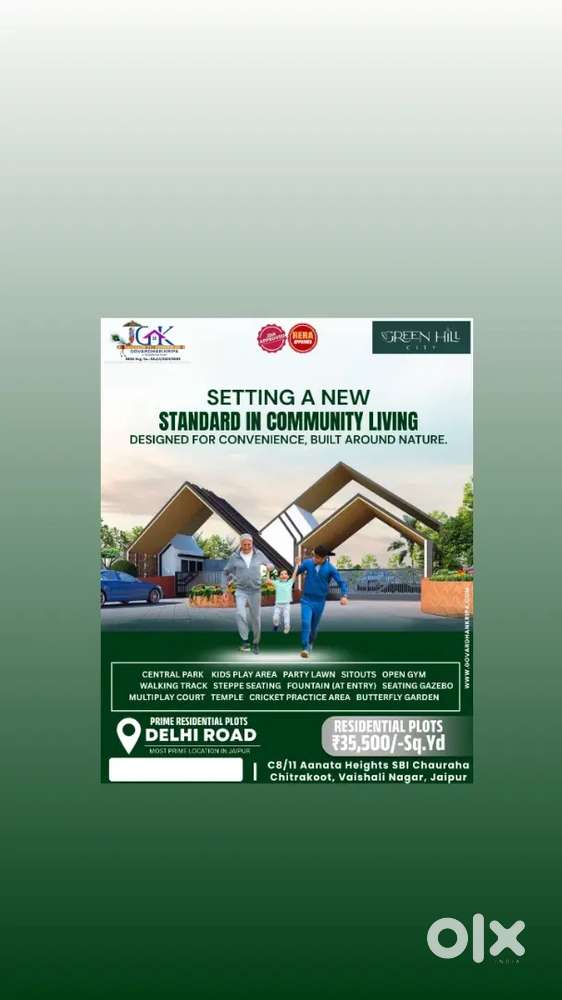 Dheli jaipur Express highway on road JDA Approved Project