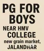Pg rooms for boys at cheeper rates
