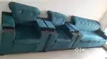 Sofa set for sale (Color - Teal/Dark Cyan)