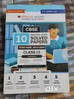 Oswaal books PYQ all 5 subject 2014-2024 class 12th