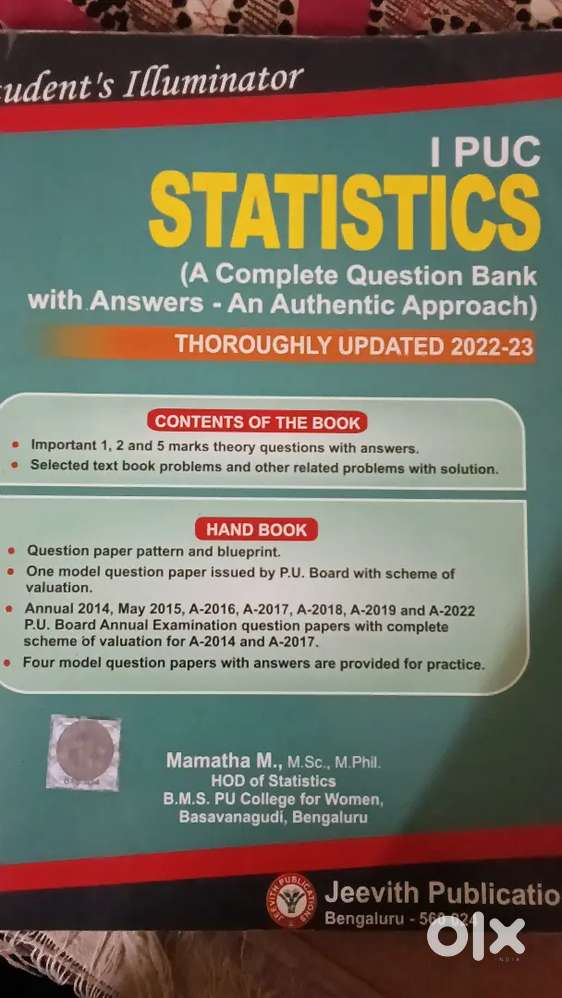 Statistics Guide for 1st PUC – Full Syllabus Covered”