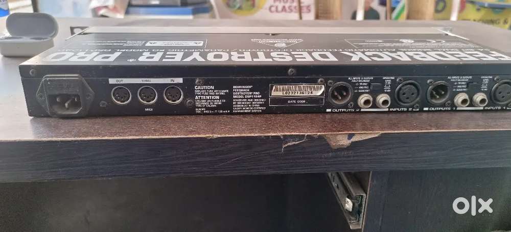 Behringer feedback destroyer pro