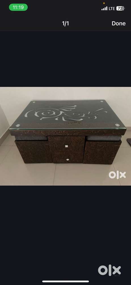 Tipai with storage stools