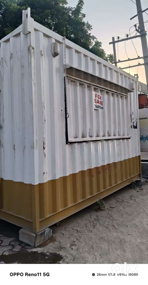 On road fully furnished portable container shop