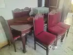 Good condition royal dining table with chairs