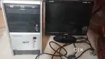 Brand new desktop with monitor