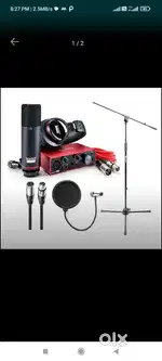 Focusrite Audio interface complete bundle with stand