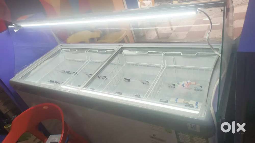 2 deep freezer with wood work