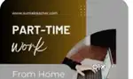 Home based part time jobs at home