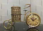 Antique looking motorcycle clock for hobbyist and collectors