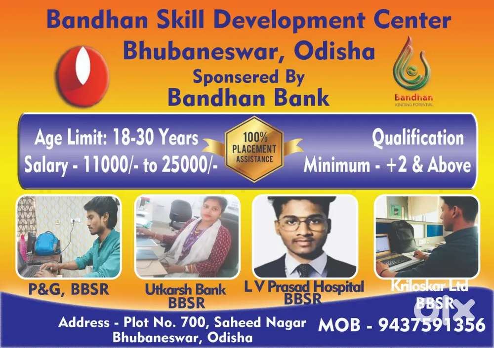 Back office,Loan Officer, Cashier, Telly Calling,