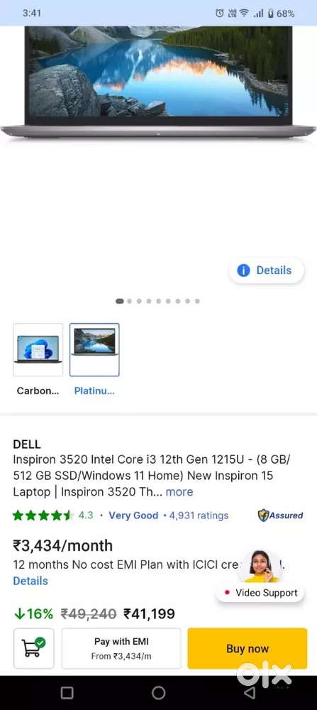 Dell 12th generation laptop