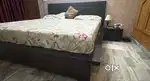 Double bed with mattress