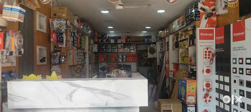 Electrical running shop for sale with material and furniture