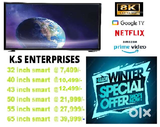 WINTER OFFER 50 INCH GOOGLE TV, 4K UHD, VOICE COMMAND @ 21,999/- ONLY