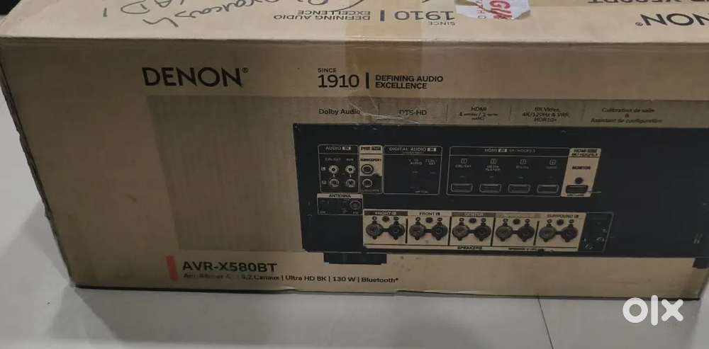 Denon 580bt box sealed item original 8K ultra hd support