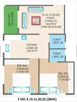 2bhk Budget flat