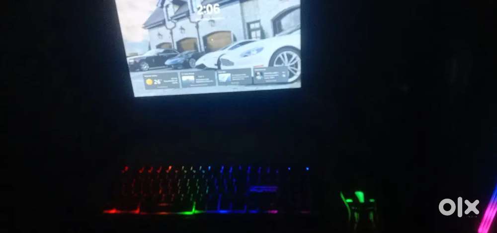 RGB PC Setup  i5 4th Gen  8GB RAM  SSD  19 Monitor  Win 11
