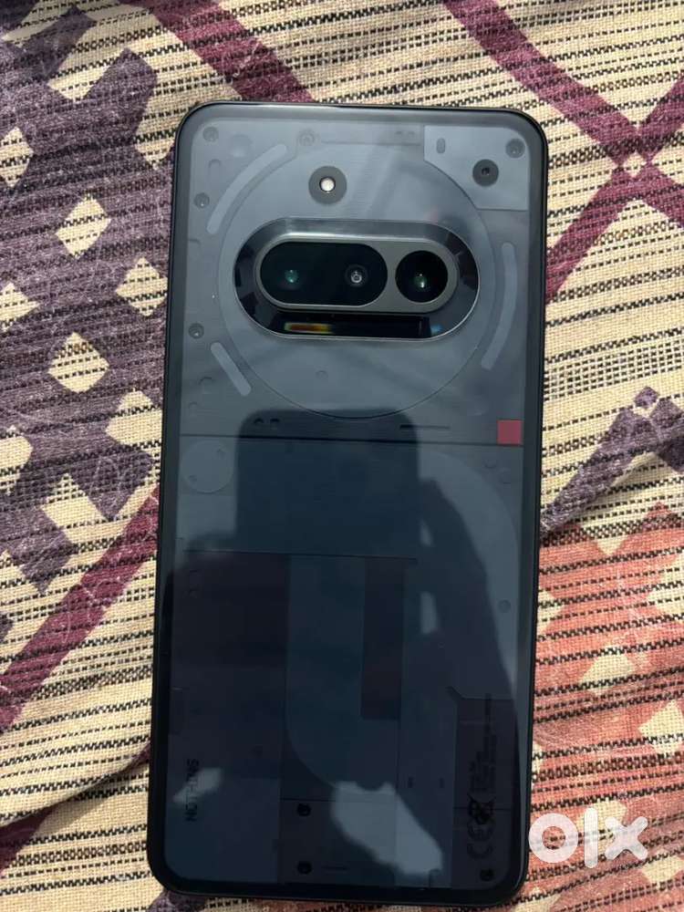 Nothing phone 3a black 256gb just 1 week old fully new