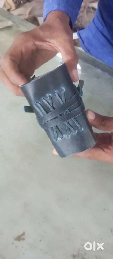 Hand made ledar dairy