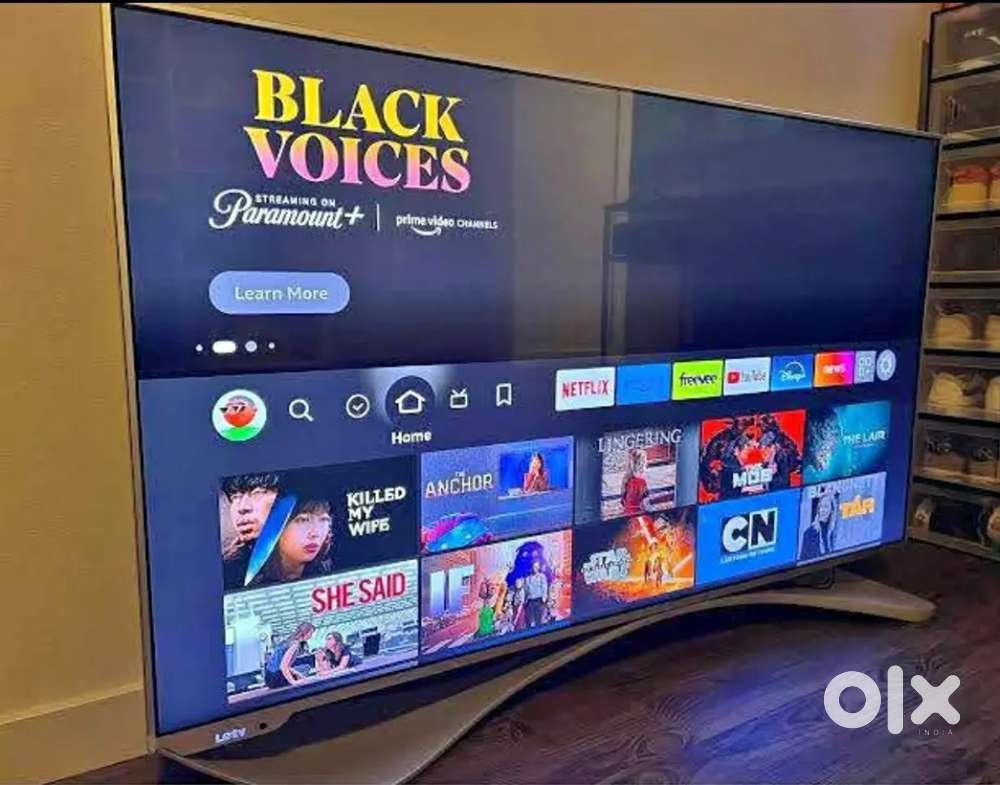 32,40,50,55 Inch Smart LED TV 4K HDR Voice Remote Ready For Sale