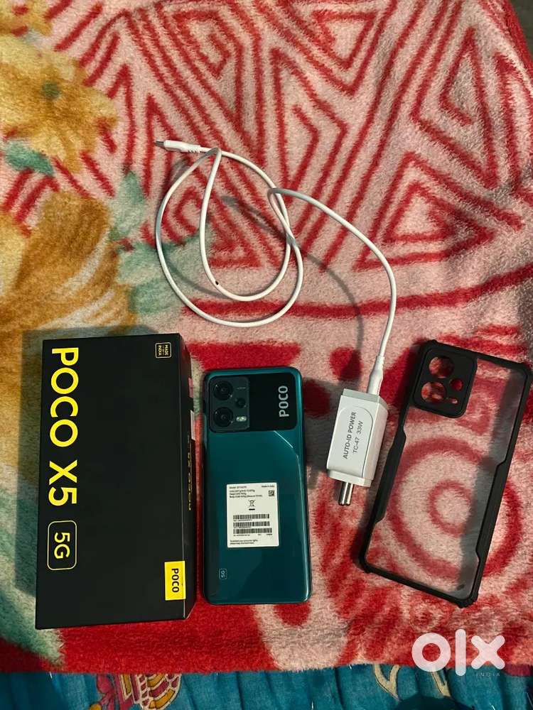 POCO X5  5G (6GB+2GB=8GB)/128GB with CHARGER & BOOX
