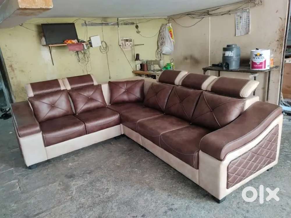 Luxury l shape sofa set in emi available Aliyar Arham Recliner furnite