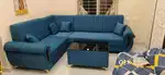 New l shape sofa set with wooden finish in STARF