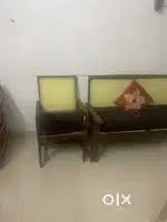 Wooden sofa