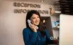 Receptionist and telecaller