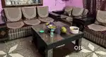 Heavy built 7-SEATER SOFA SET WITH CENTER TABLE - EXCELLENT CONDITION